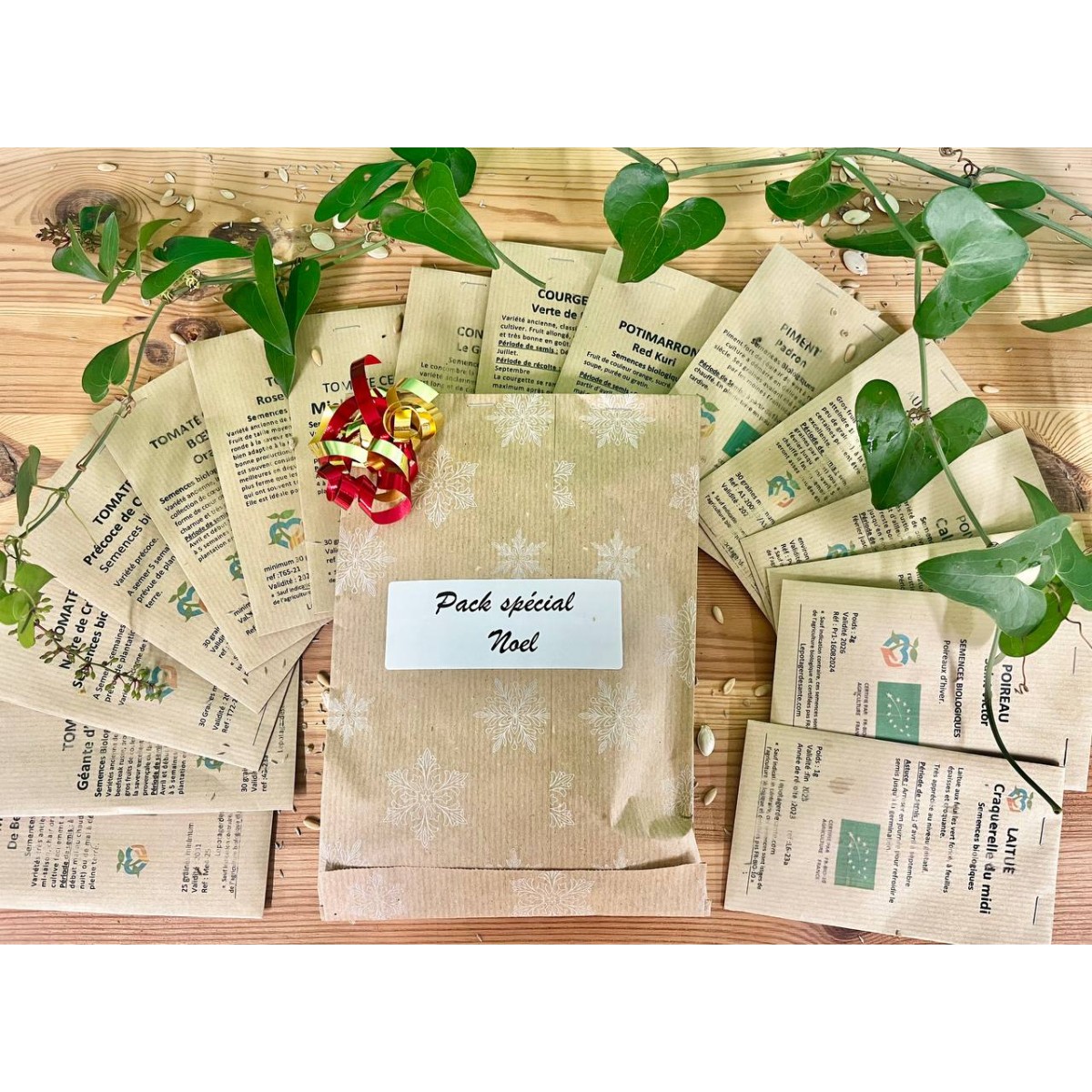 Pack spécial de graines à semer : Offrez un Noël fertile
