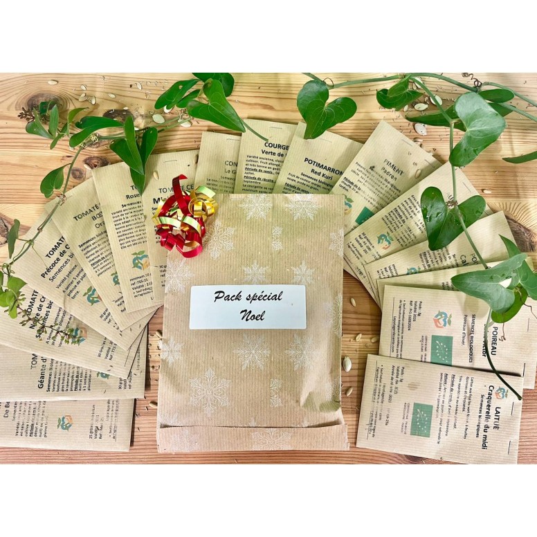 Pack spécial de graines à semer : Offrez un Noël fertile