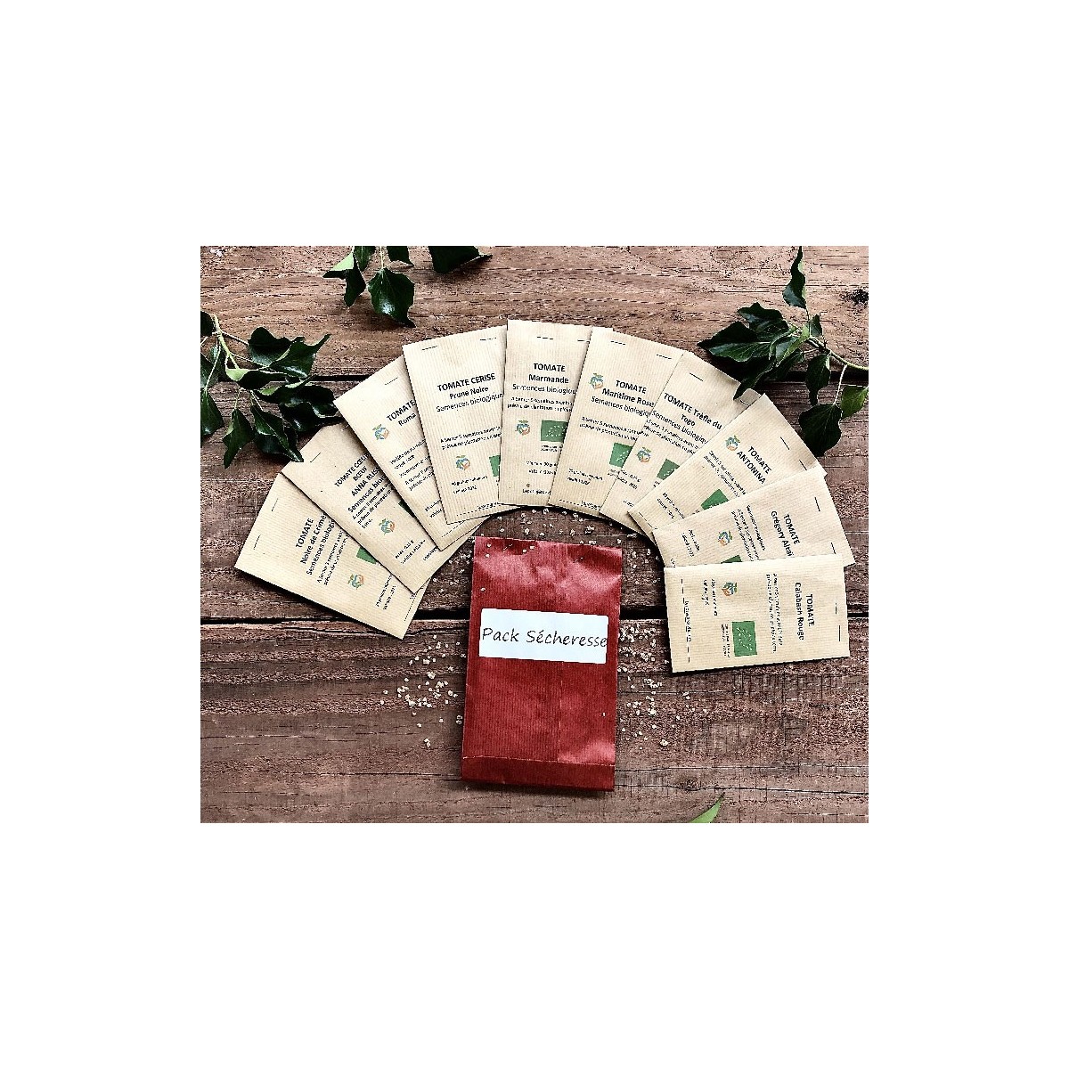 Pack tomates sécheresses 10 variétés
