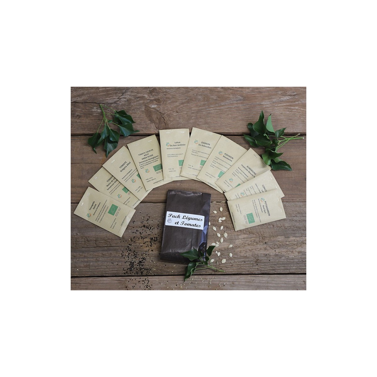 Pack légumes et tomates 10 variétés